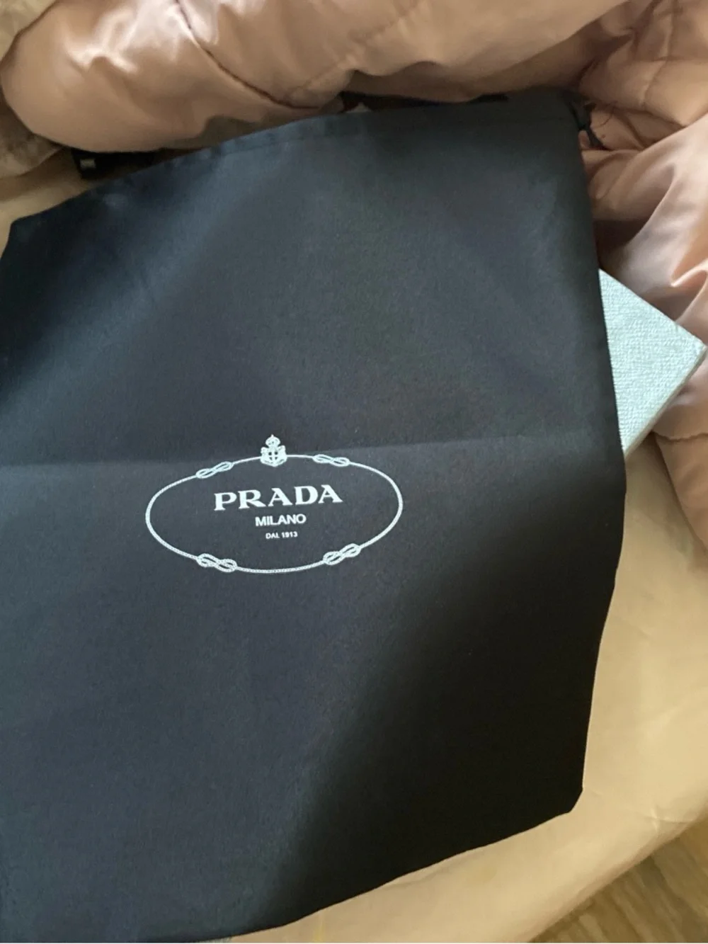 Prada navy blue & White Mesh Runner Sneakers - Picture 5 of 6